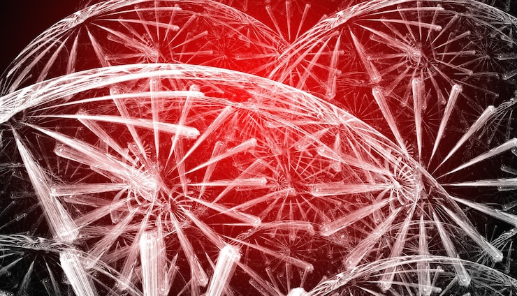 Foto fondo rojo. diseño abstracto. rojo y blanco.