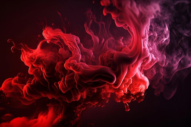 Fondo rojo humo