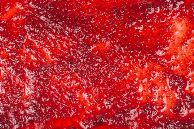 Foto fondo rojo mermelada dulce