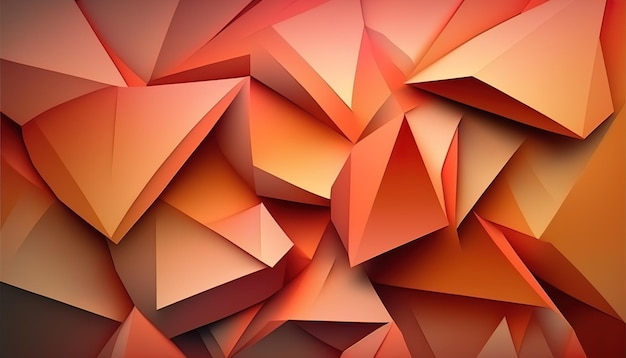 Un fondo rojo y naranja con un patrón de cubos.