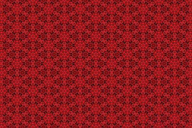 Un fondo rojo y negro con un patrón de círculos y la palabra amor.