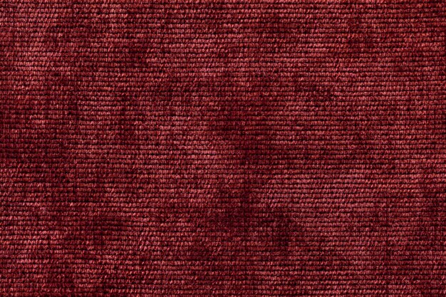 Fondo rojo oscuro de material textil suave