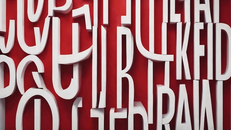 Foto un fondo rojo con las palabras