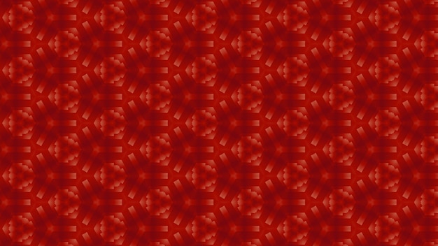 un fondo rojo con un patrón de flores y hojas en rojo y blanco.