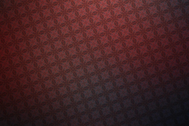 Fondo rojo con un patrón de formas geométricas y líneas en el centro