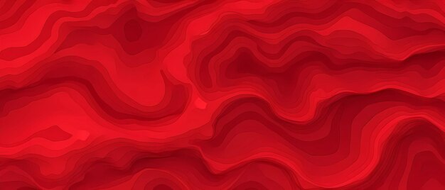 Un fondo rojo con un patrón de ondas y ondas.