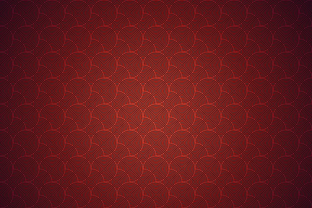 Fondo rojo con un patrón y un patrón.