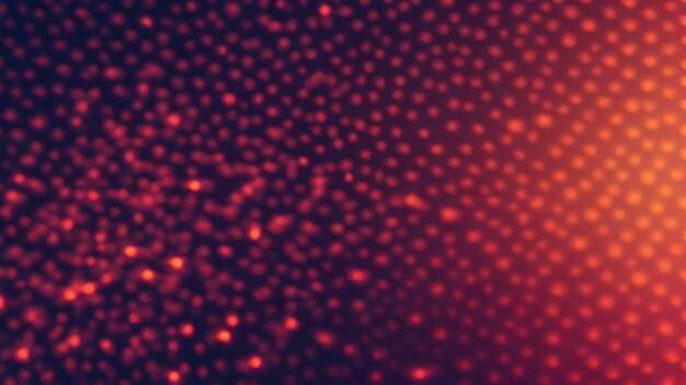 un fondo rojo con los puntos rojos y naranjas