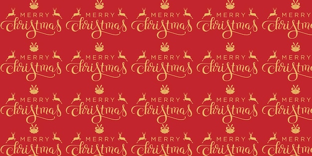 un fondo rojo con un texto dorado dice Feliz Navidad escrito en dorado
