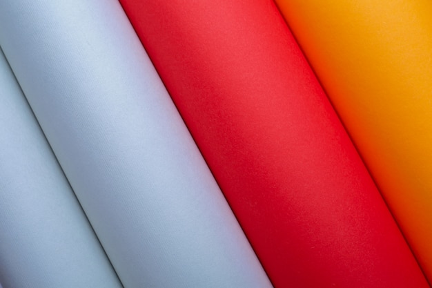 Foto fondo de rollos de papel de colores