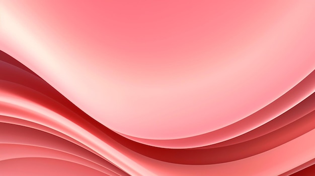 Fondo rosa abstracto con líneas suaves y curvas generativas ai