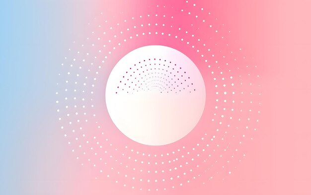 Un fondo rosa y azul con un círculo y la palabra círculo.