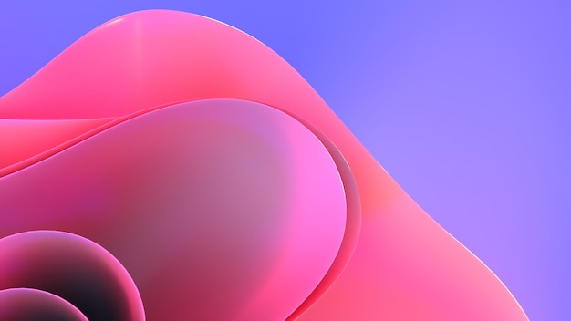 Un fondo rosa y azul con un corazón en el medio
