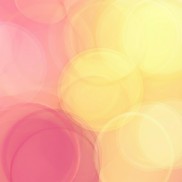 un fondo rosa con un círculo amarillo y un fondo rosa