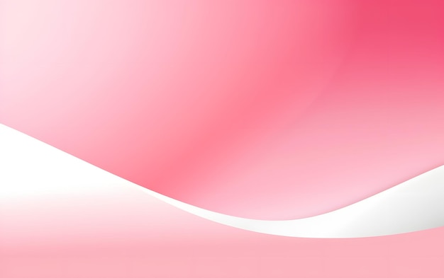 Fondo rosa con una línea ondulada en el medio