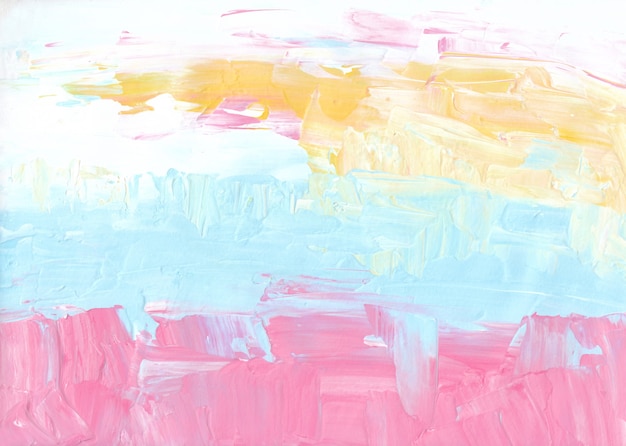 Fondo rosa pastel abstracto, amarillo, blanco, azul