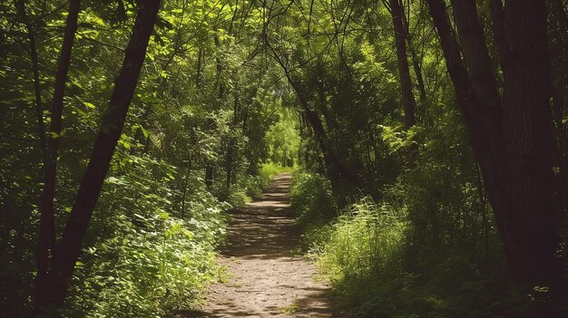 Foto fondo de la ruta del bosque hd