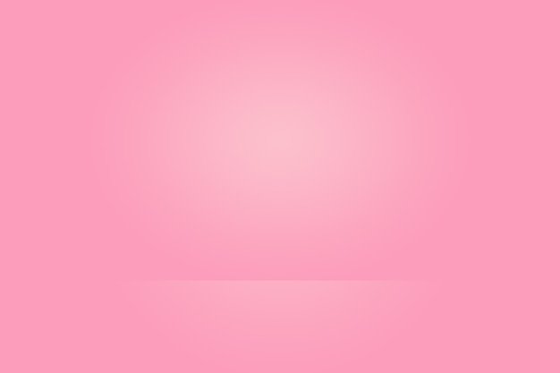 Foto fondo de sala de estudio rosa claro liso vacío abstracto uso como montaje para exhibición de productos ...