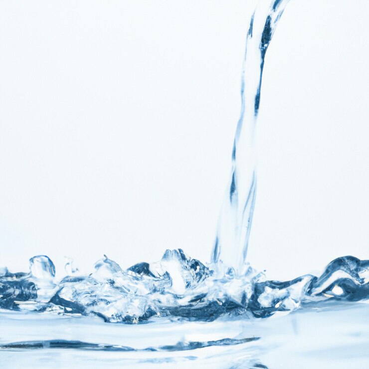 fondo de salpicaduras de agua foto realista