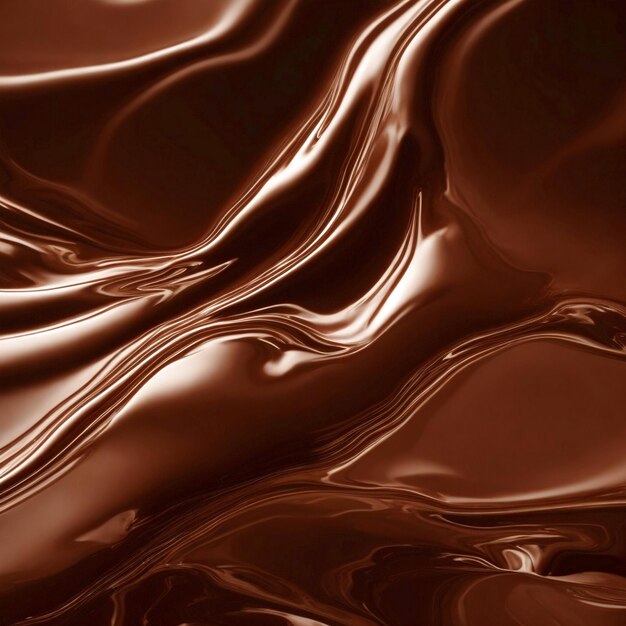 Foto fondo de salpicaduras de chocolate generado por ai