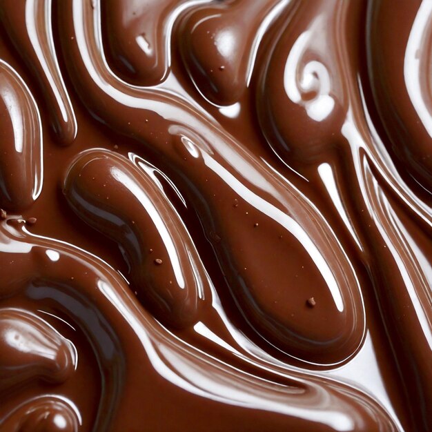 Fondo de salpicaduras de chocolate generado por Ai