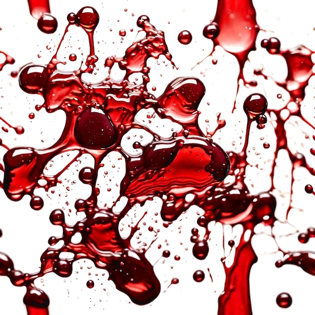 Foto fondo de salpicaduras de sangre generado ai