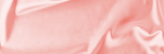 Fondo de seda rosa claro con pliegues