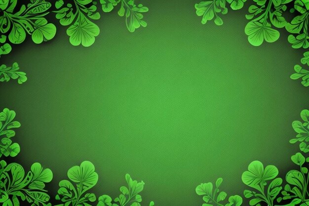 El fondo de Shamrock para el día de San Patricio