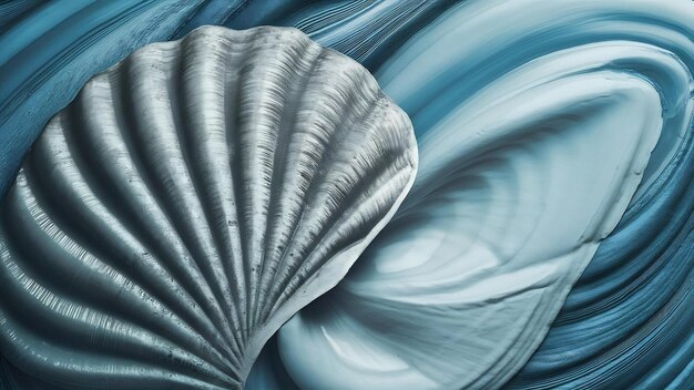 Fondo de la shell con espacio de copia