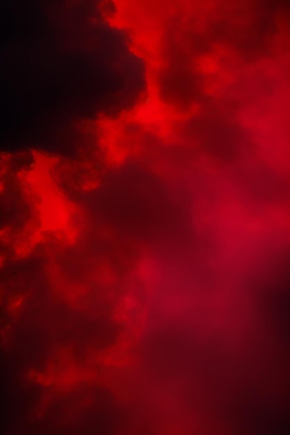 fondo de silueta de humo rojo