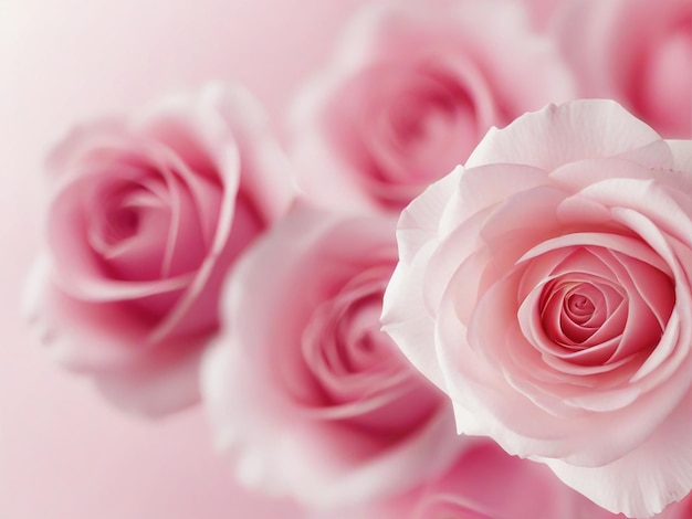 Fondo de spa con pétalos de rosa rosa elemento realista de flor de cerezo sakura volador para el ba romántico