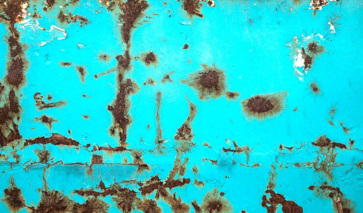 Foto fondo superficial abstracto de la textura del grunge. polvo y pared sucia áspera con plantilla vacía.