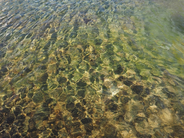 Fondo de superficie de agua azul verde