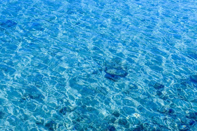 Fondo de la superficie del agua del Mar Rojo