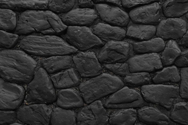 Fondo de superficie de piedra negra