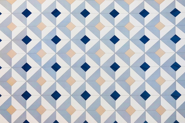 Fondo de la superficie del suelo decorado con patrones