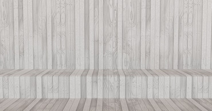 Fondo de superficie de tablón de madera blanca