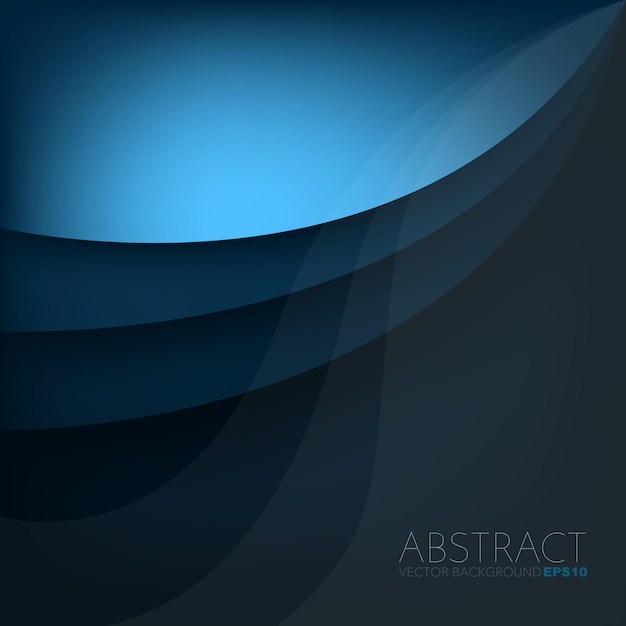 fondo de superposición de líneas de curva vectorial gráfica para el diseño de texto y mensaje