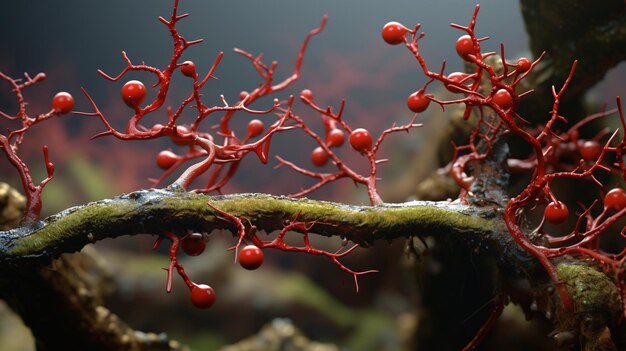 Foto el fondo surrealista licuado en el mundo macro