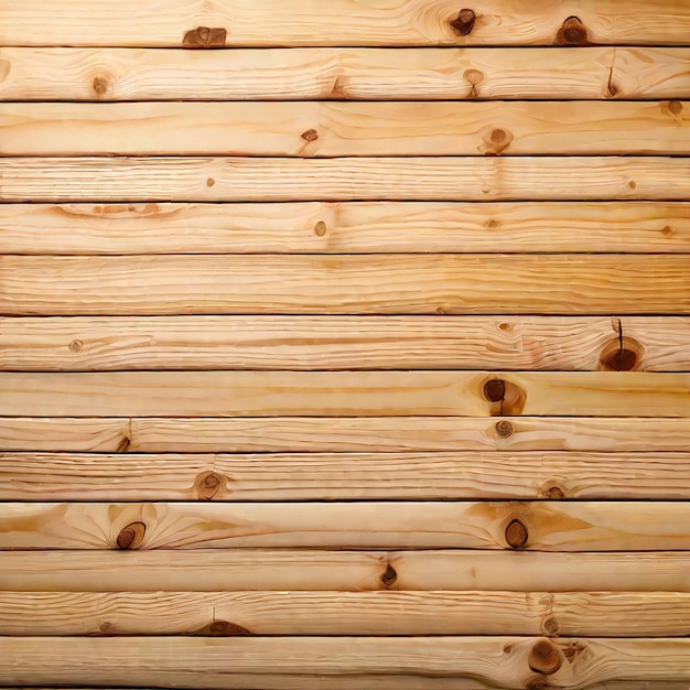 Fondo de tablas de madera de pino recién anudado generado por IA