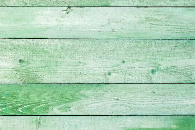 Fondo de tablones de madera resistida natural. Viejo pintado en paneles de paneles verdes