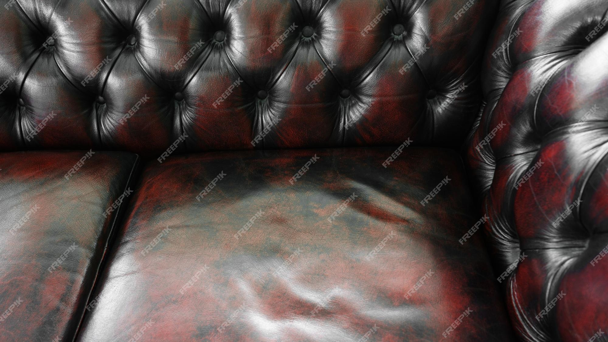 Fondo de tapicería de piel genuina para una decoración de lujo en tonos  marrones rojos fondo de sofá de lujo de piel marrón oscuro | Foto Premium