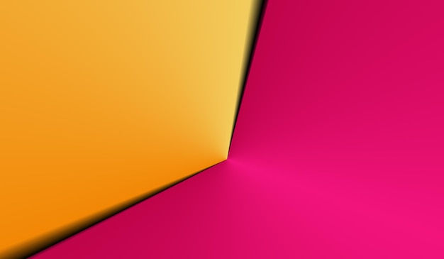 Fondo de tarjeta abstracta rosa amarillo