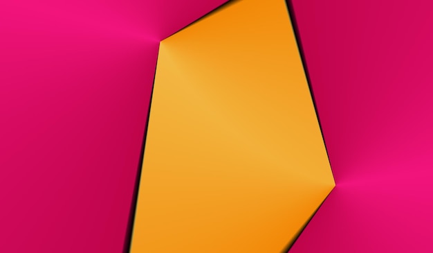 Fondo de tarjeta abstracta rosa amarillo