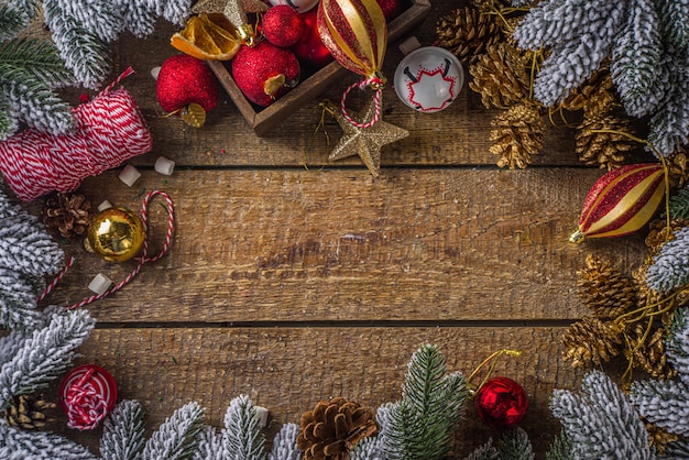 Fondo de tarjeta de felicitación de Navidad