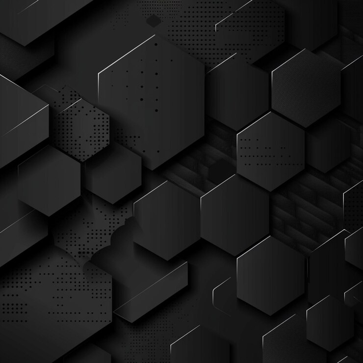 Fondo de tecnología abstracta negra