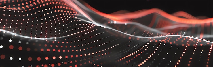 Foto fondo de tecnología abstracta con puntos y líneas de conexión concepto de red