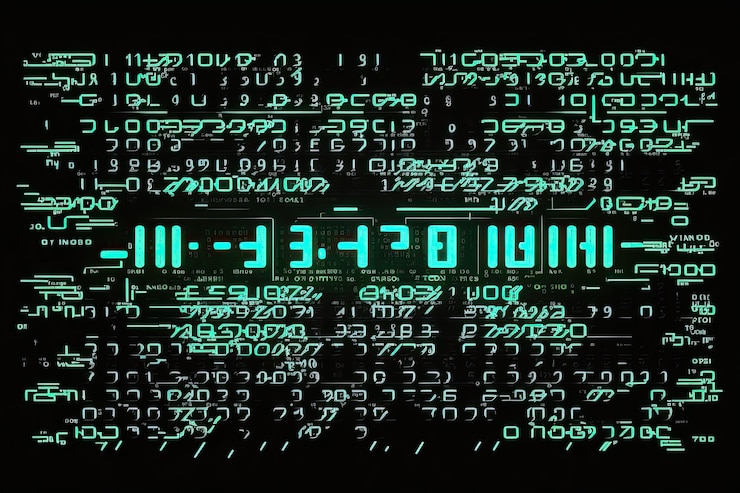Foto fondo de tecnología cyberpunk de datos digitales