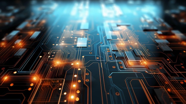 fondo tecnología digital tecnología futurista resumen red azul moderno concepto ciencia