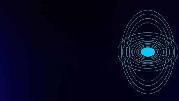 Fondo De Tecnología Futura Elegante Azul Oscuro 21